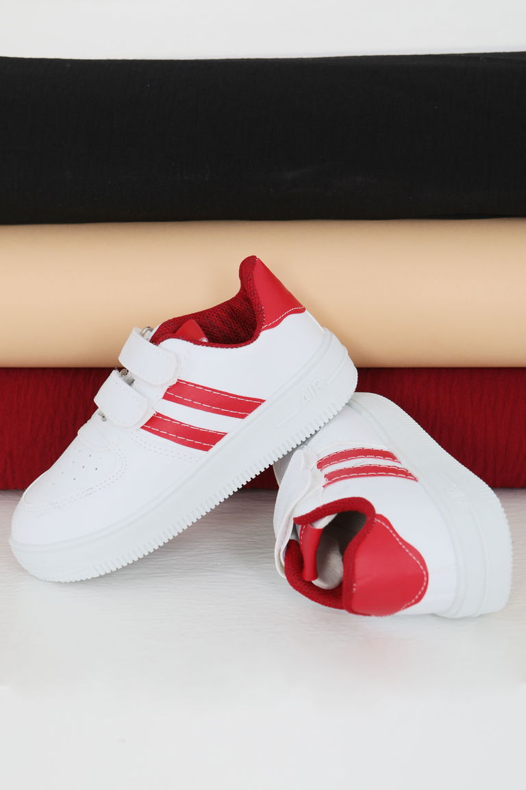 Çocuk Beyaz Kirmizi AİR Çocuk Spor Ayakkabı - 27479 - TOFİSA