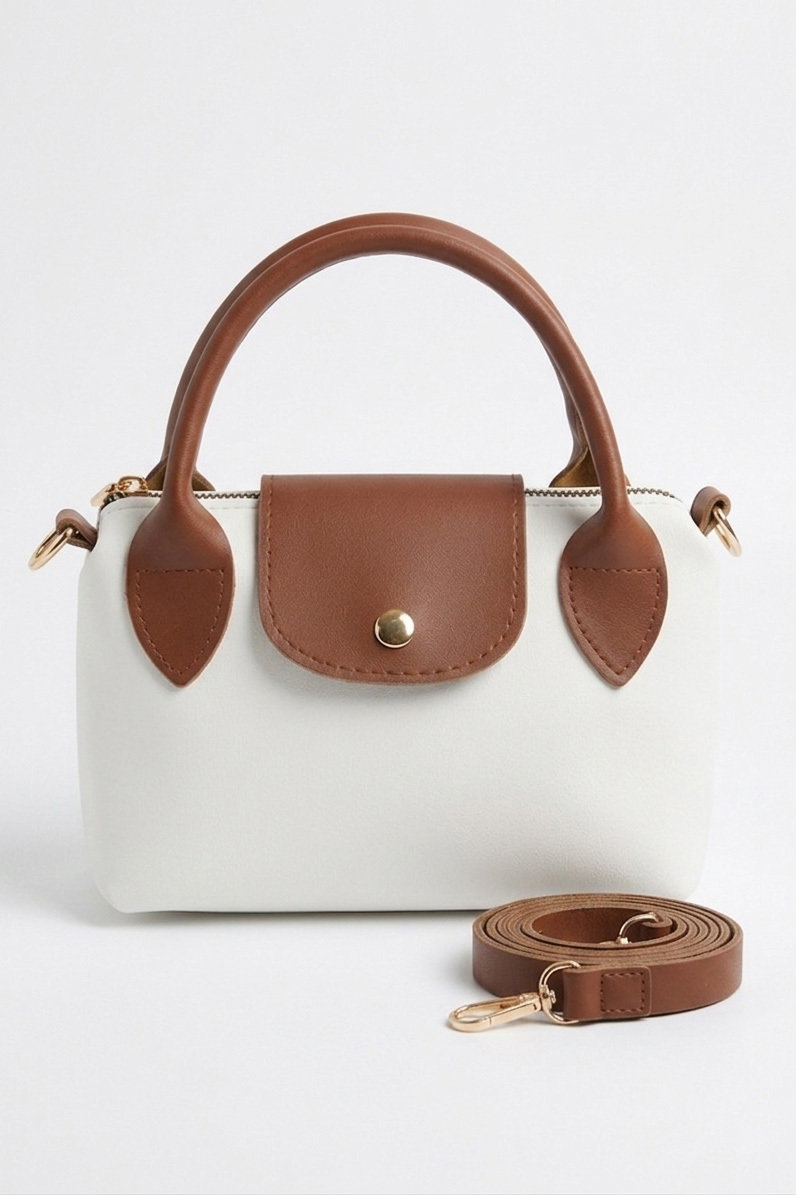 Kadın Beyaz Mini El Çantası - 28137-BEYAZ - 2