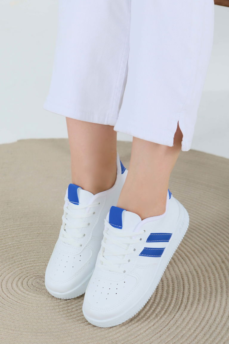 Kadın Beyaz Saks AİR Spor Ayakkabı - 27474 - TOFİSA