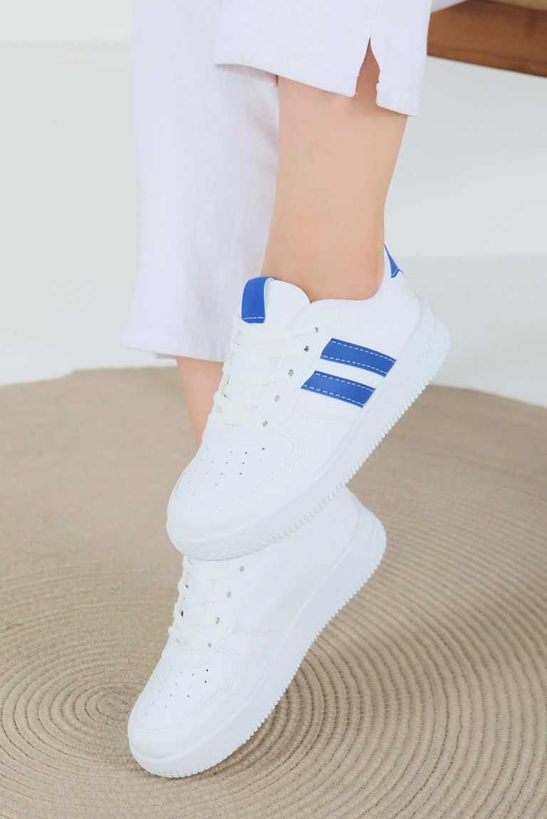 Kadın Beyaz Saks AİR Spor Ayakkabı - 27474 - TOFİSA