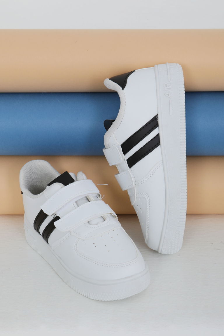 Çocuk Kadın Beyaz Siyah AİR Çocuk Spor Ayakkabı - 27479 - TOFİSA