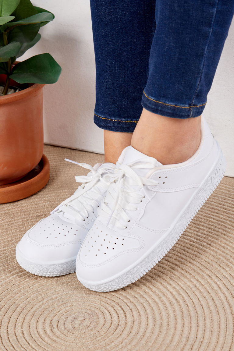 Kadın Beyaz Spor Ayakkabı - 27090 - TOFİSA