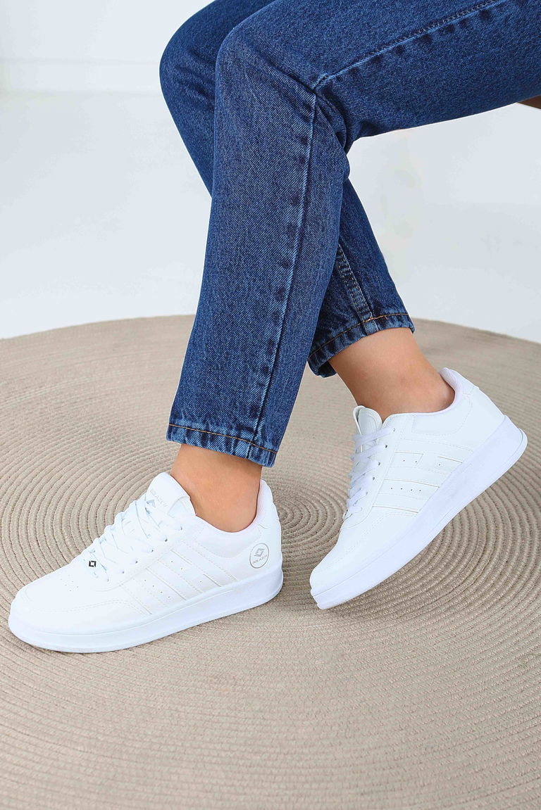 Kadın Beyaz spor ayakkabı - 27559 - TOFİSA