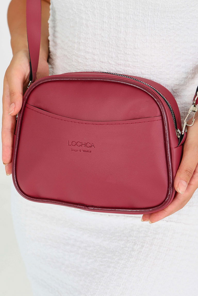 Kadın Bordo Çanta - 27542 - TOFİSA