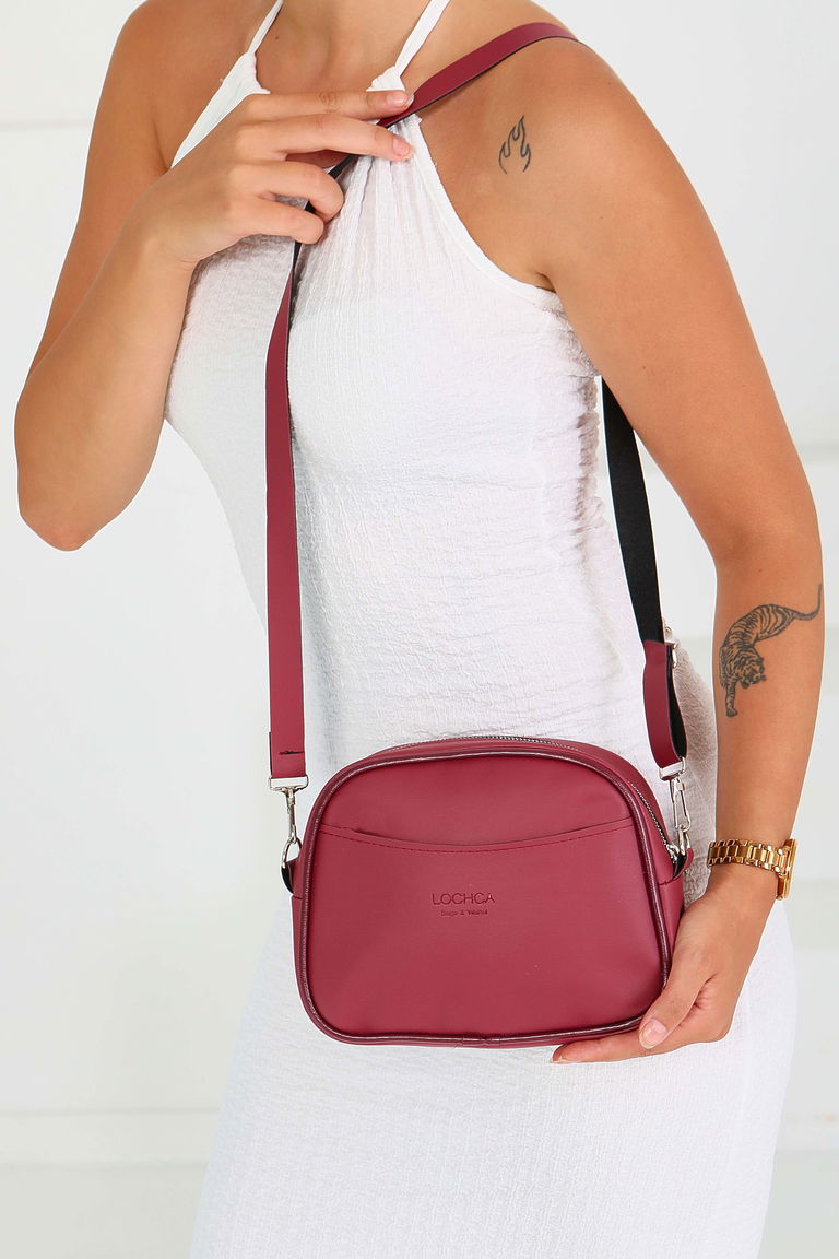 Kadın Bordo Çanta - 27542 - TOFİSA