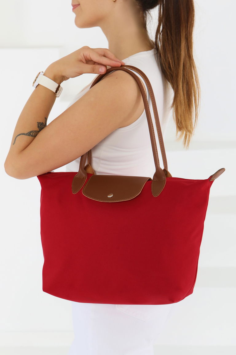 Kadın Bordo Kol Çantası - 27467 - TOFİSA