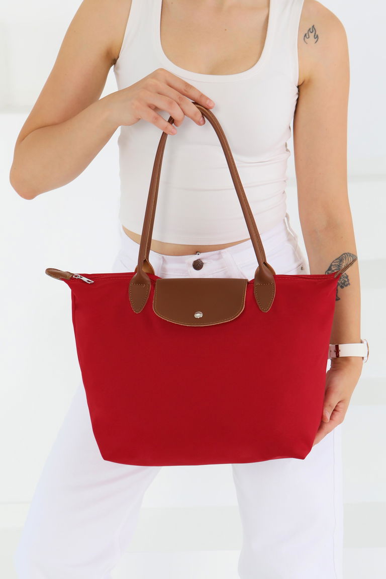 Kadın Bordo Kol Çantası - 27467 - TOFİSA