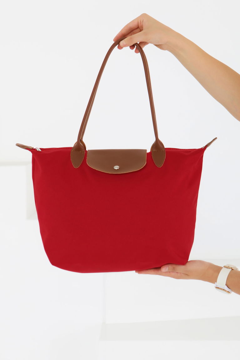 Kadın Bordo Kol Çantası - 27467 - TOFİSA