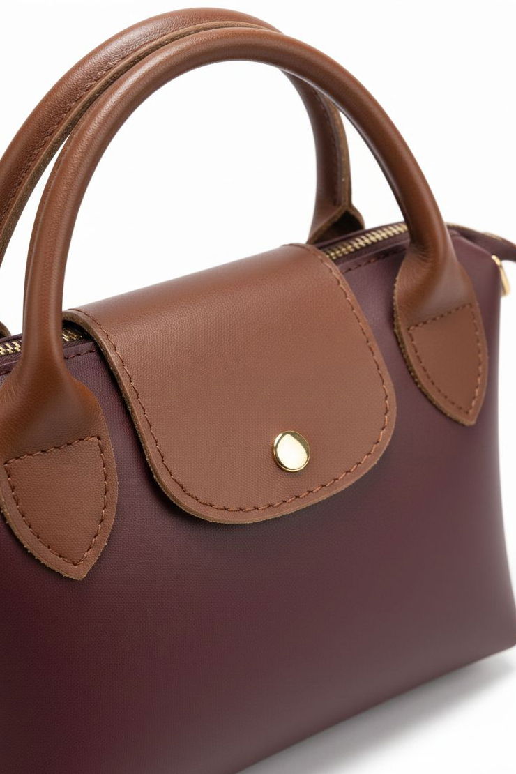 Kadın Bordo Mini El Çantası - 28137-BORDO - TOFİSA