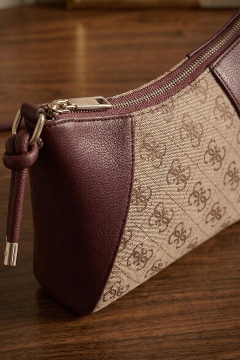 Kadın Bordo Mini Omuz Çantası - 28740-BORDO - 2