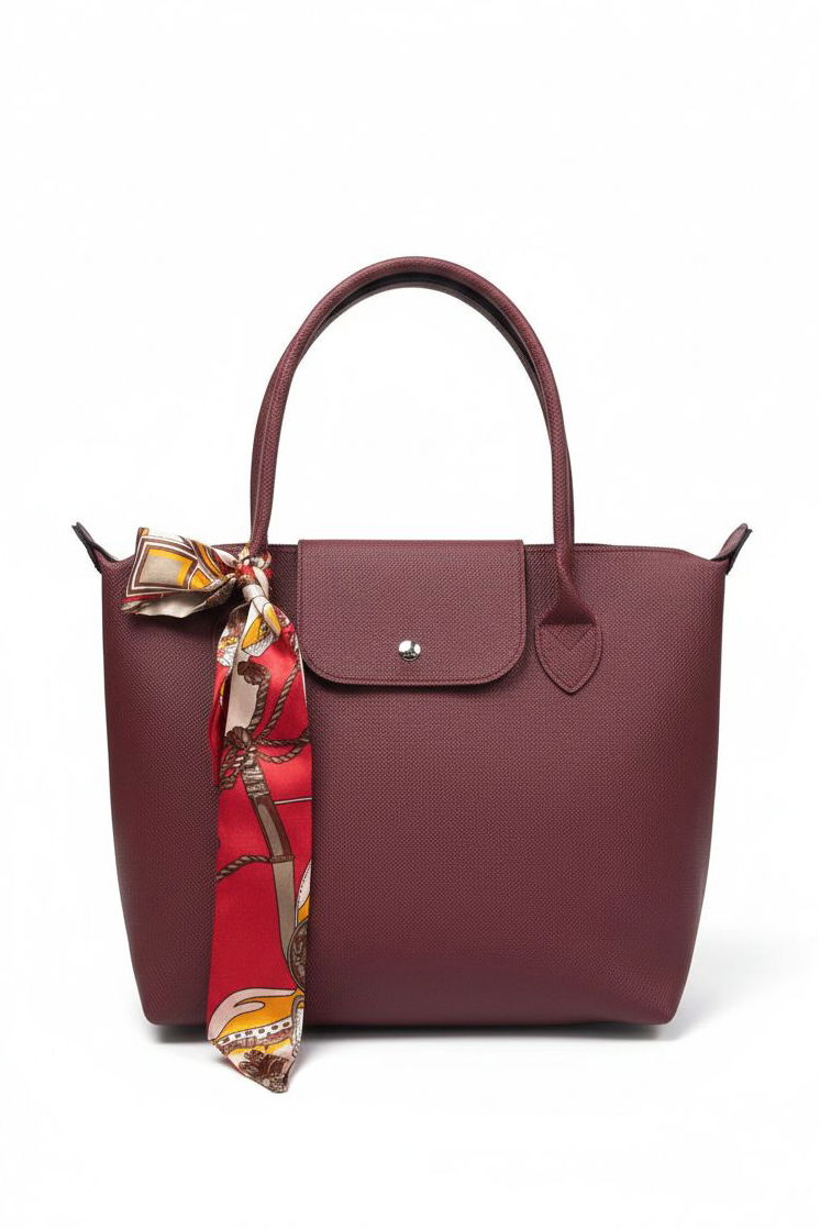 Kadın Bordo Sunii Deri Flarlı Kol Çanta - 28184-BORDO - 1
