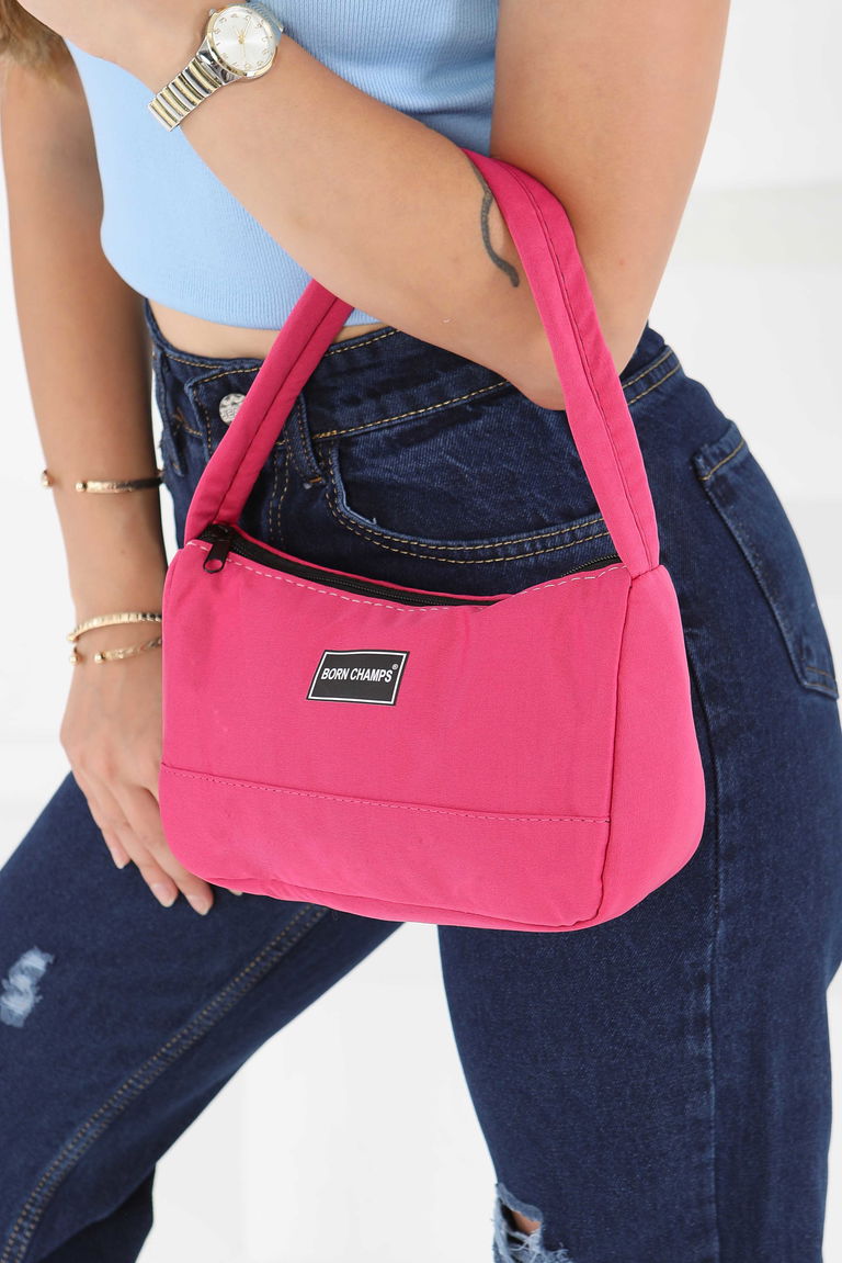 Kadın Fusya Çanta - 21078 - TOFİSA