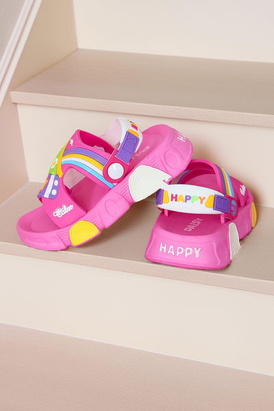 Kadın Fuşya Çocuk Sandalet Terlik - 27561 