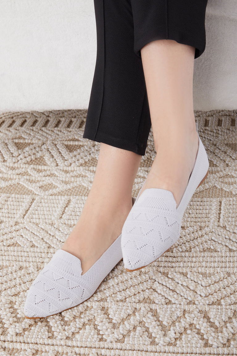 Kadın Gri Babet - 25202 - TOFİSA