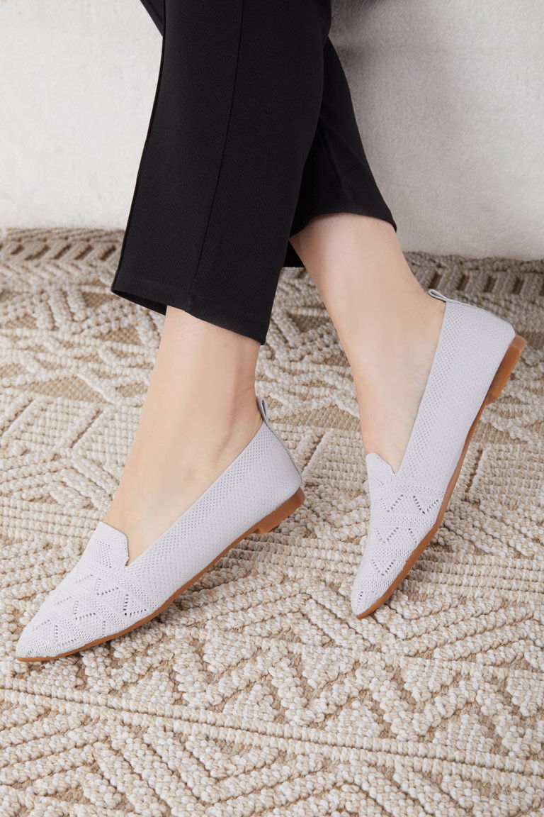 Kadın Gri Babet - 25202 - TOFİSA