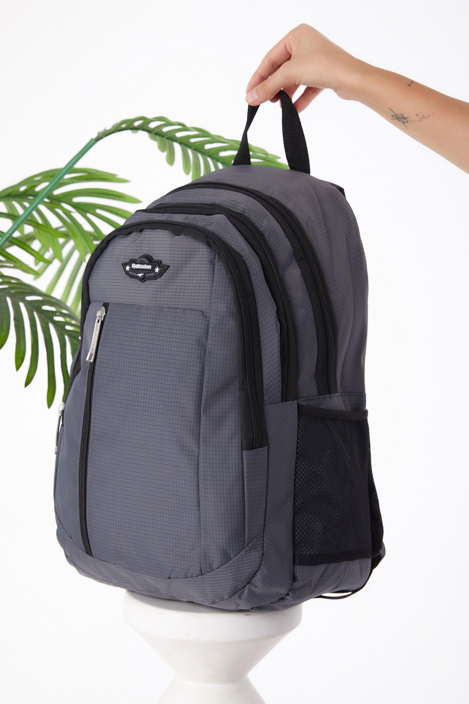 Kadın Gri Sırt Çantası - 26178 - 1