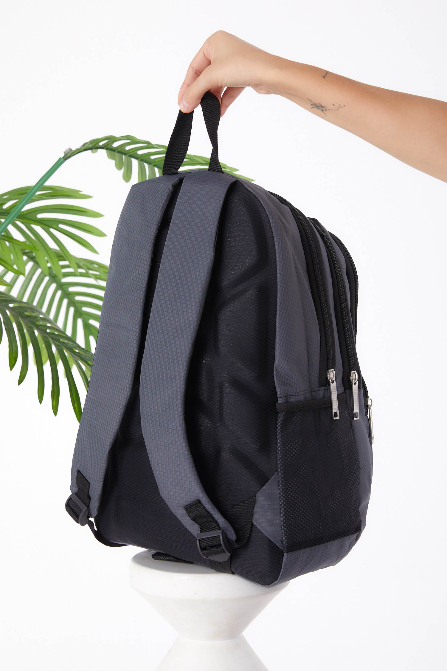 Kadın Gri Sırt Çantası - 26178 - 2