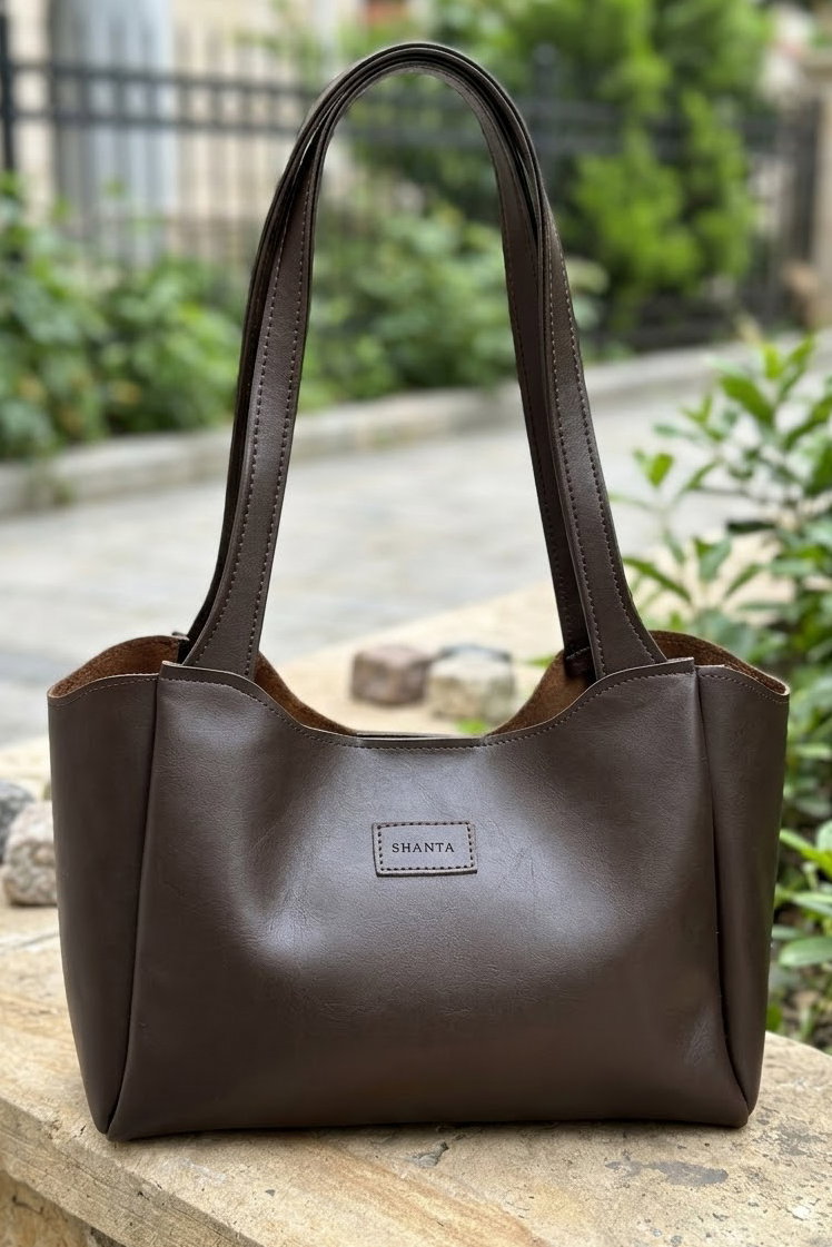 Kadın Kahve Basic Kol Çantası - 28891-KAHVE - 1