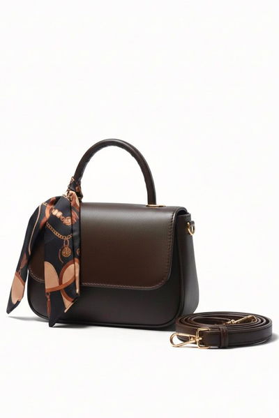 Kadın Kahve Mini El Çantası - 28135-KAHVE 