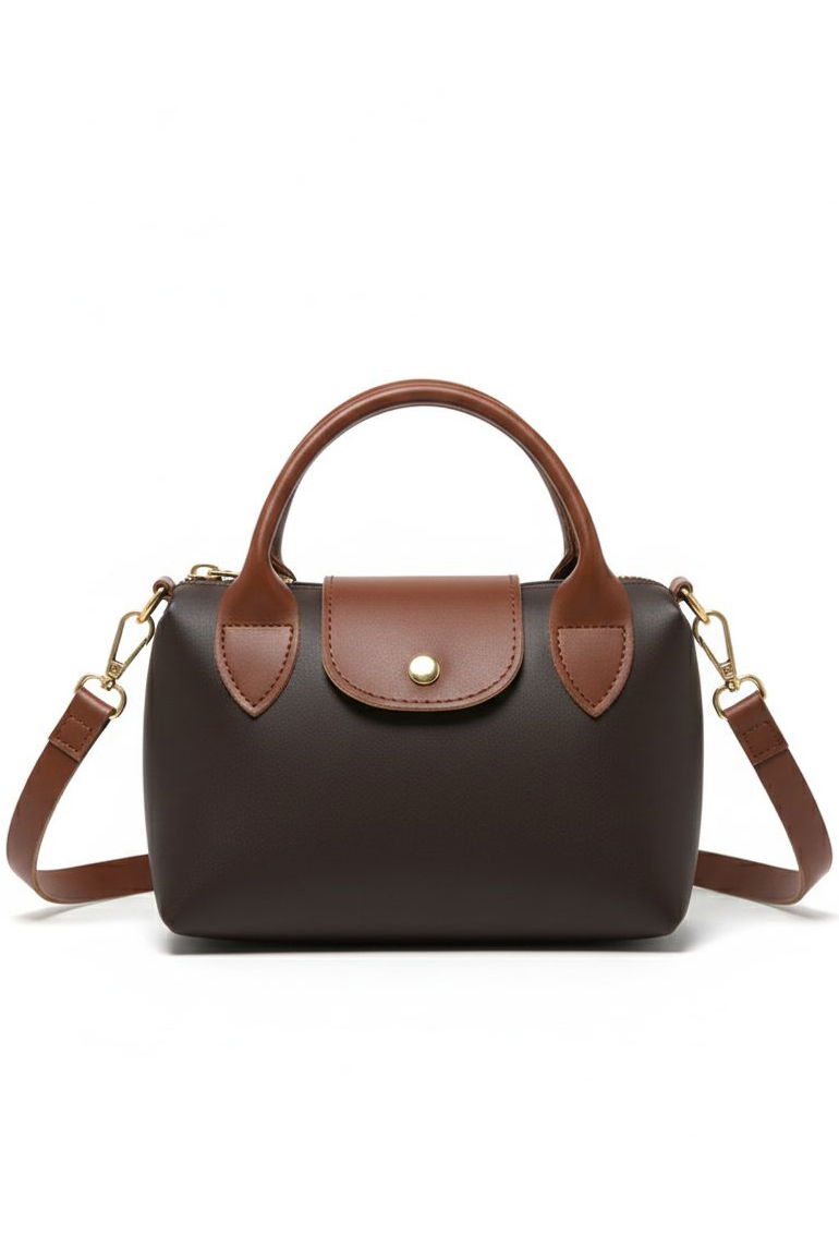 Kadın Kahve Mini El Çantası - 28137-KAHVE - 2