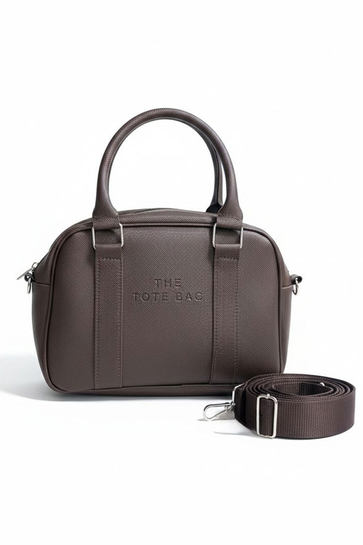 Kadın Kahve Omuz Suni Deri Çanta - 28226-KAHVE - TOFİSA