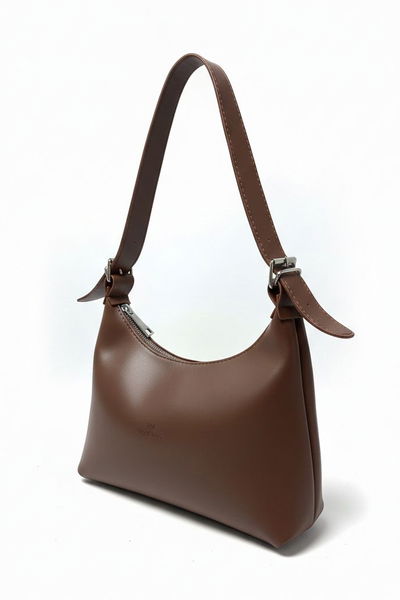 Kadın Kahve Suni Deri Kol Çantası - 28170-KAHVE 