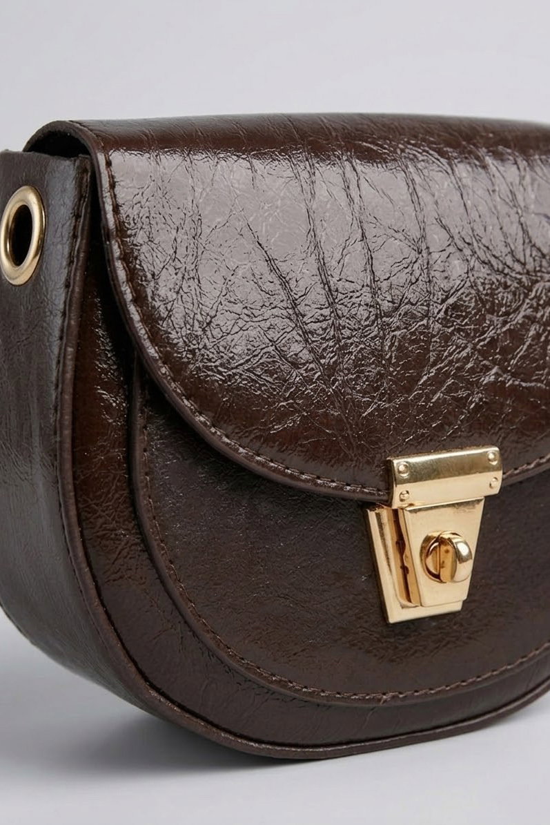 Kadın Kahve Suni Deri Kol Çantası - 28706-KAHVE - 3