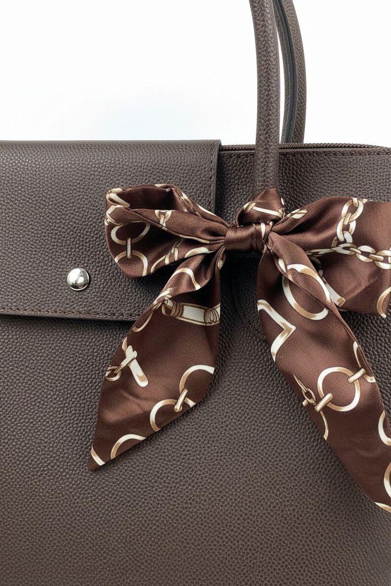 Kadın Kahve Sunii Deri Flarlı Kol Çanta - 28184-KAHVE - 2