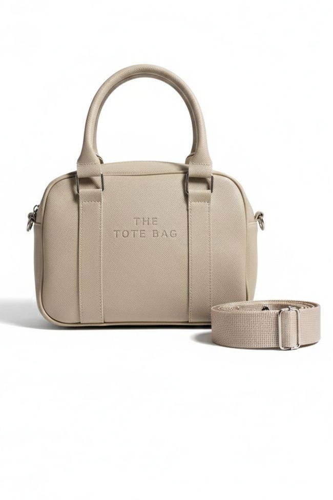 Kadın Krem Omuz Suni Deri Çanta - 28226-KREM - 2