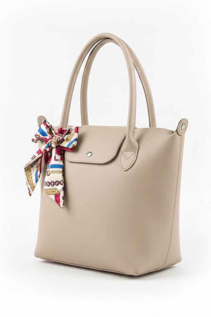 Kadın Krem Sunii Deri Flarlı Kol Çanta - 28184-KREM - TOFİSA