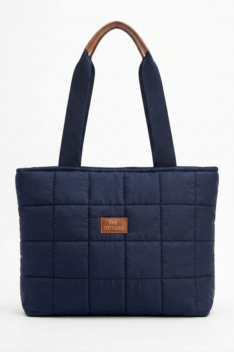 Kadın Lacivert Armalı Paraşüt Çanta - 28133-LACIVERT - 1