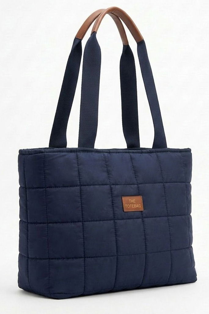 Kadın Lacivert Armalı Paraşüt Çanta - 28133-LACIVERT - 2