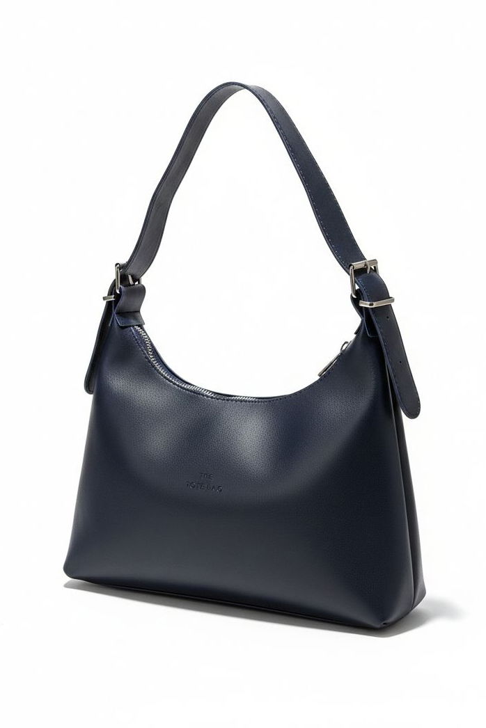 Kadın Lacivert Suni Deri Kol Çantası - 28170-LACIVERT - 1