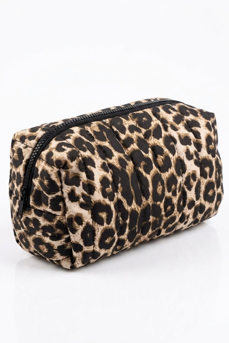 Kadın Leopar Cilt Bakım Ve Makyaj Çantası - 28475-LEOPAR - 1