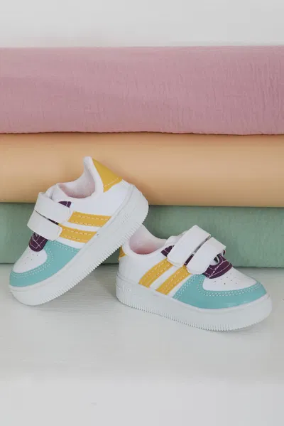 Kadın Mint-sari Renkli Bebek Ayakkabı - 27483 