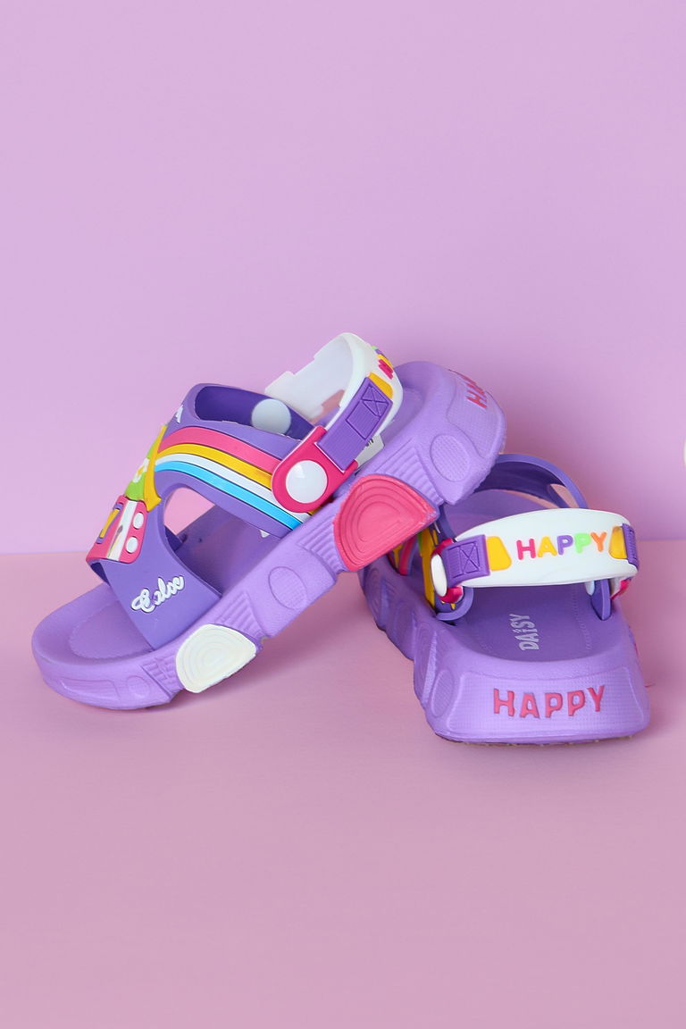 Kadın Mor Çocuk Sandalet Terlik - 27561 - TOFİSA
