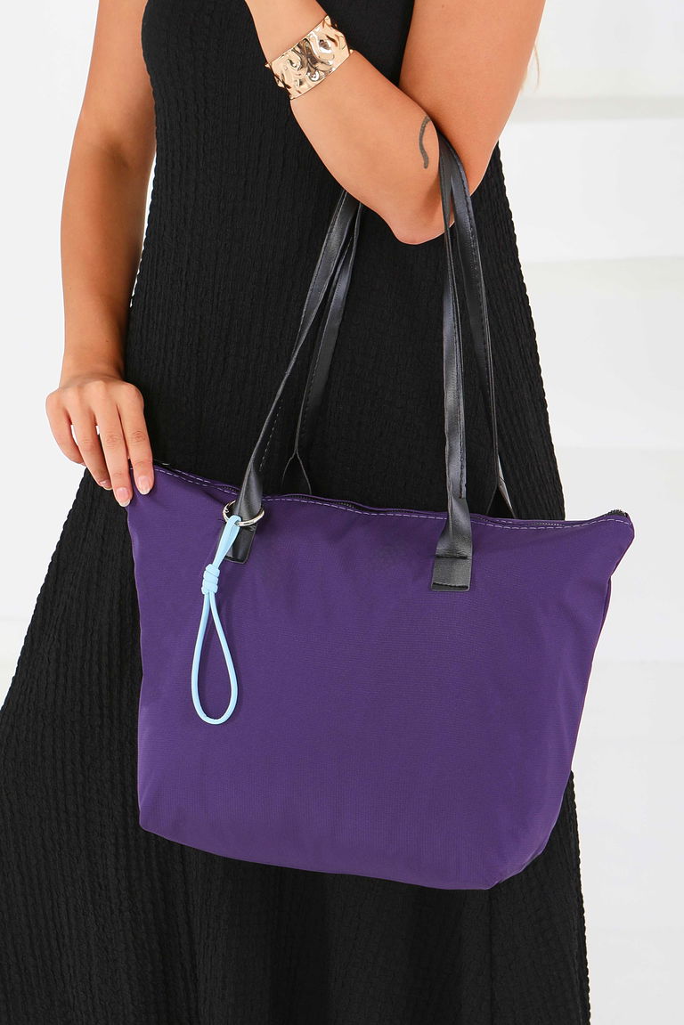 Kadın Mor Kol Çantası - 27541 - TOFİSA
