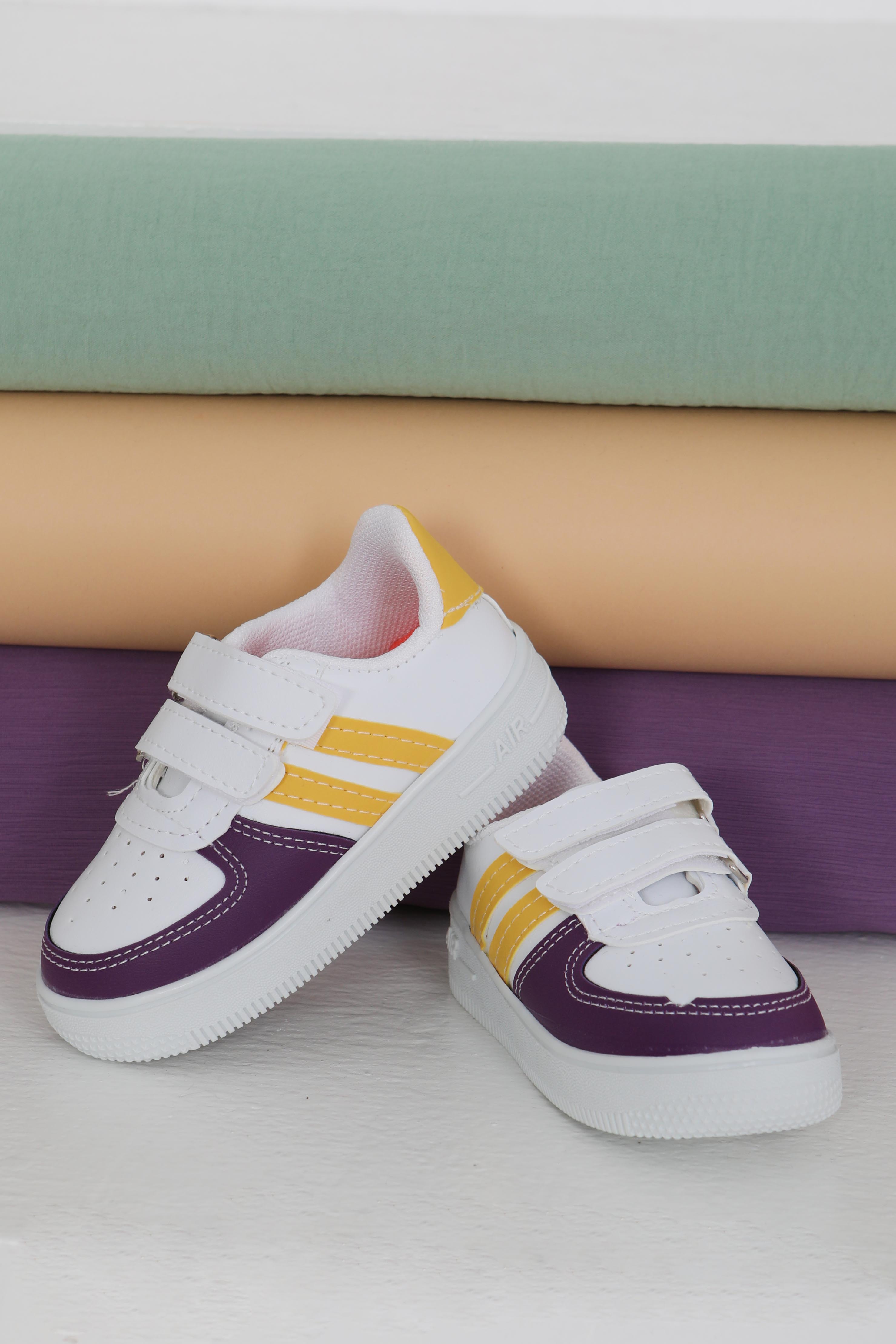 Kadın Mor Sari Renkli Bebek Ayakkabı - 27483 - 2