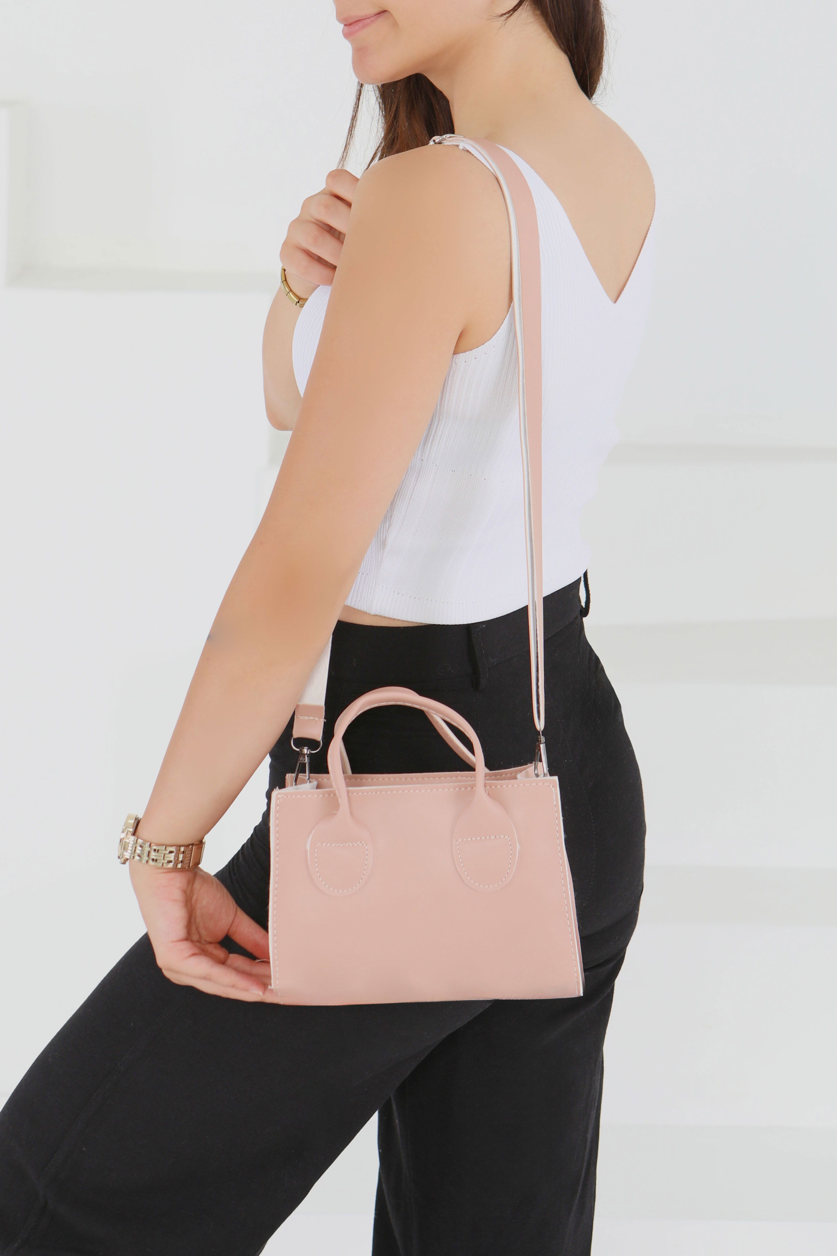 Kadın Pudra Mini El Çantası - 27466 - 3