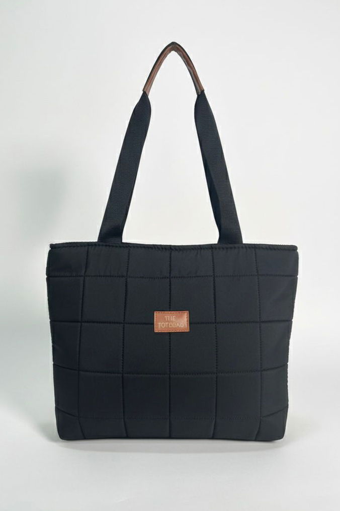 Kadın Siyah Armalı Paraşüt Çanta - 28133-SIYAH - TOFİSA