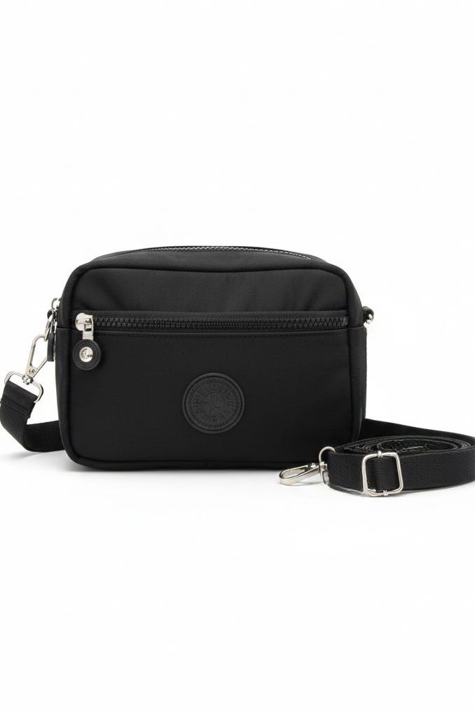 Kadın Siyah Cepli Çanta - 28136-SIYAH - 1