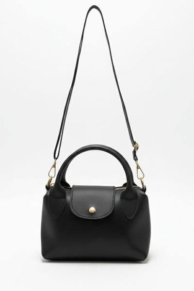 Kadın Siyah Mini El Çantası - 28137-SIYAH 