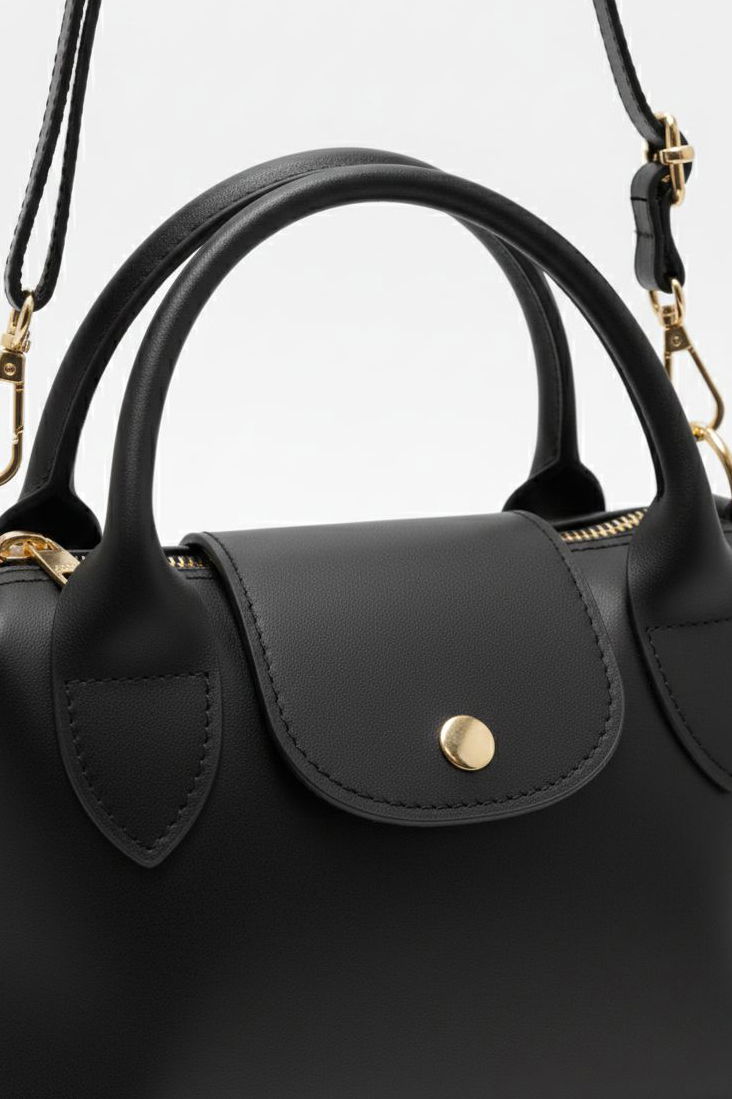 Kadın Siyah Mini El Çantası - 28137-SIYAH - 2