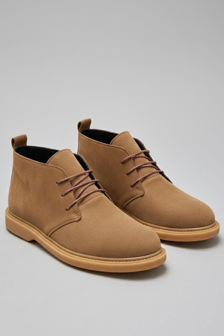 Kadın Taba Bağcıklı Yarım Süet Bot - 27906-TABA - TOFİSA