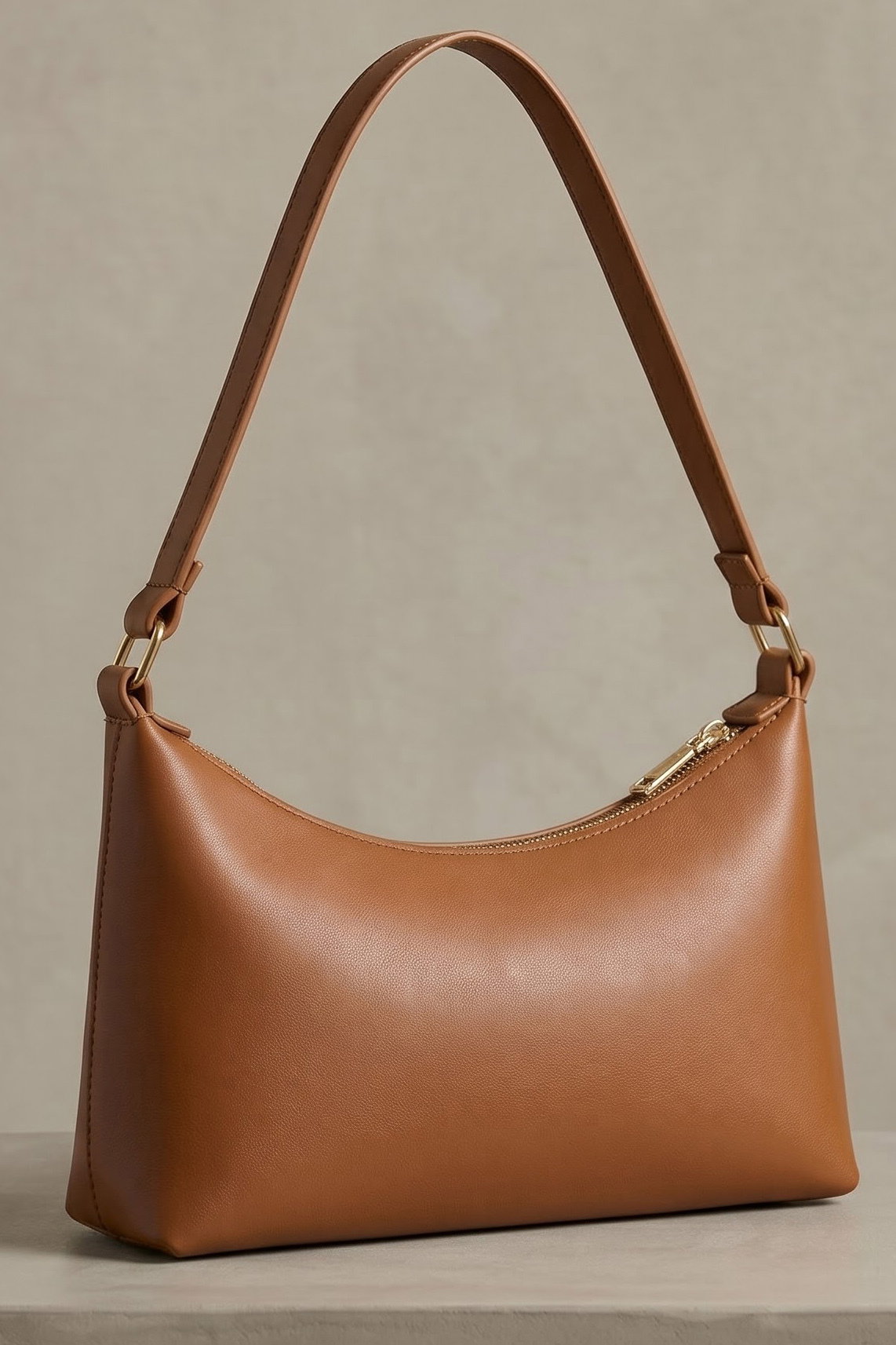 Kadın Taba Baget Çanta - 28894-TABA - 2