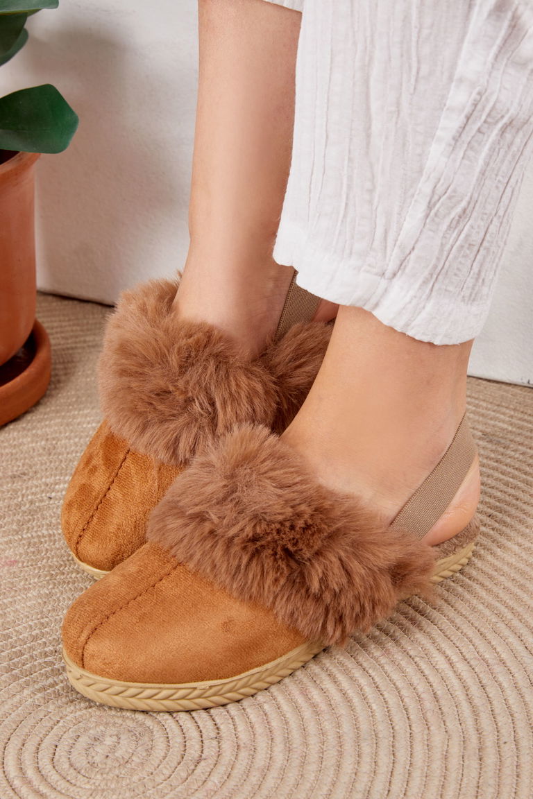 Kadın Taba Lastikli Terlik - 26396 - TOFİSA