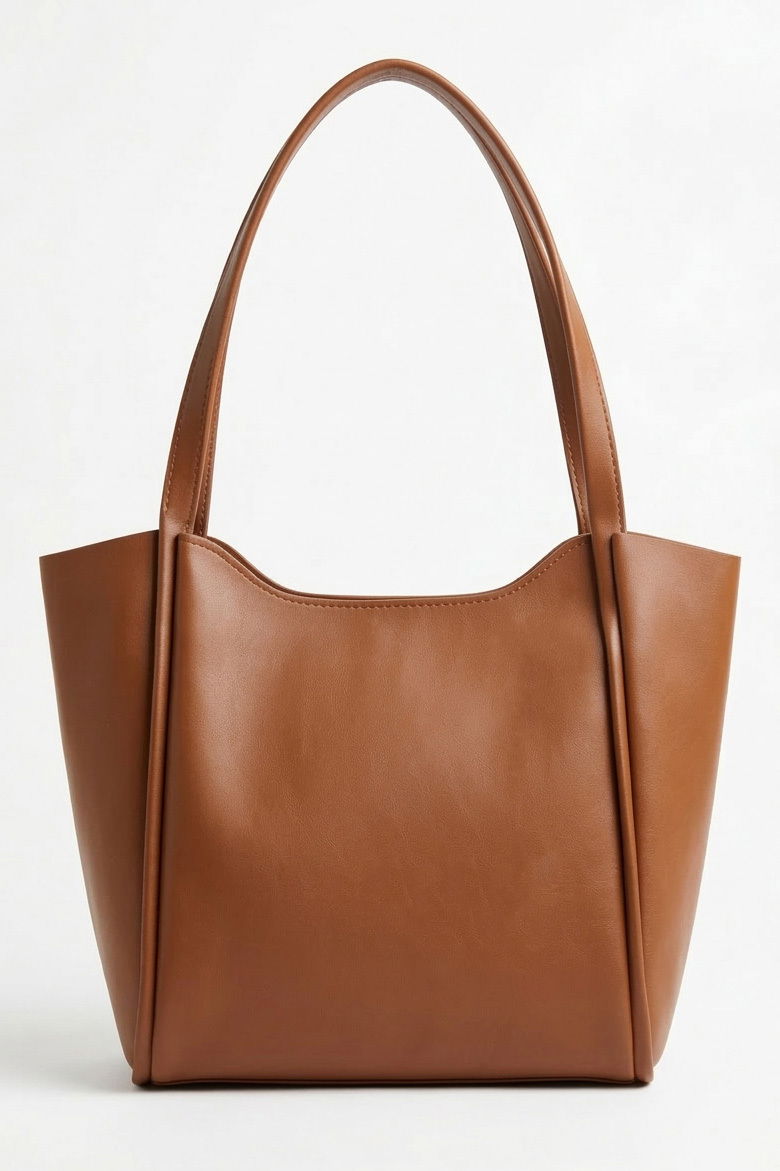 Kadın Taba Suni Deri Omuz Çantası - 28259-TABA - 2