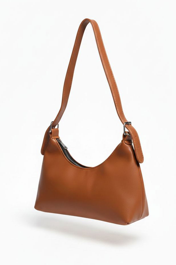 Kadın Taba Suni Deri Omuz Çantası - 28263-TABA - 1