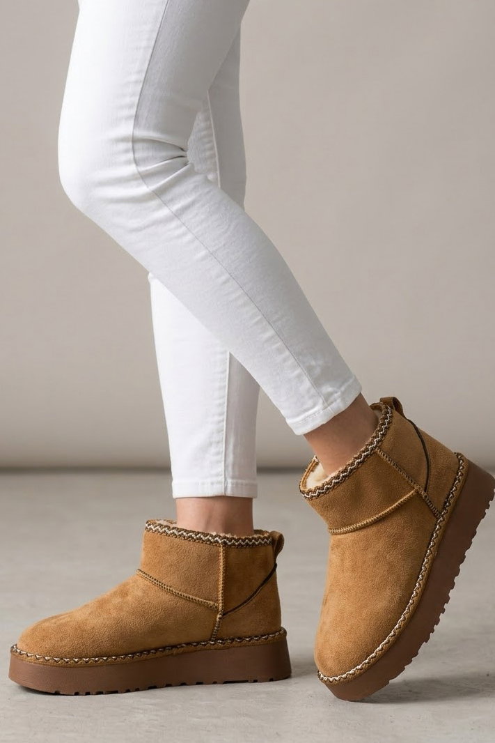 Kadın Taba UGG Süet Bot - 29162-TABA - 2