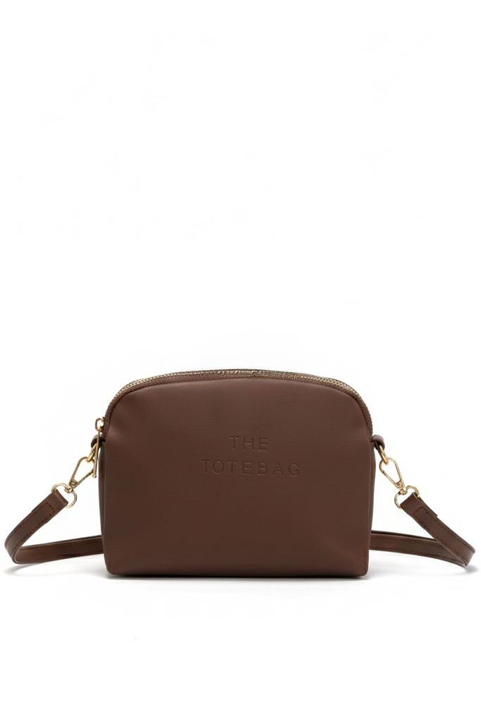 Kadın Vizon Baskılı Suni Deri Çanta - 28144-VIZON - 2